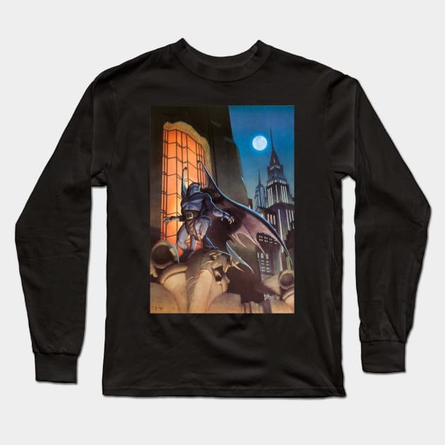 Gargoyles Goliath Concept Art Long Sleeve T-Shirt by Edumj